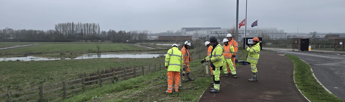 Cable avoidance training on a live utility site