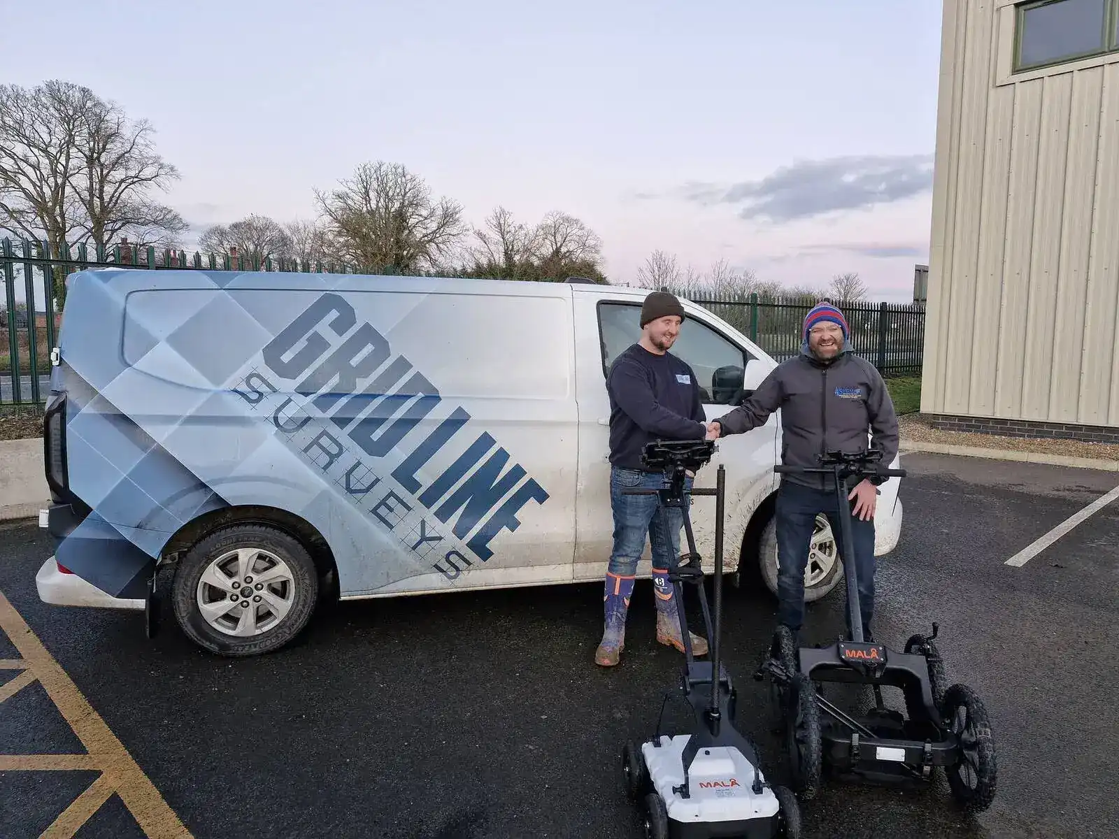 Utility survey equipment training session