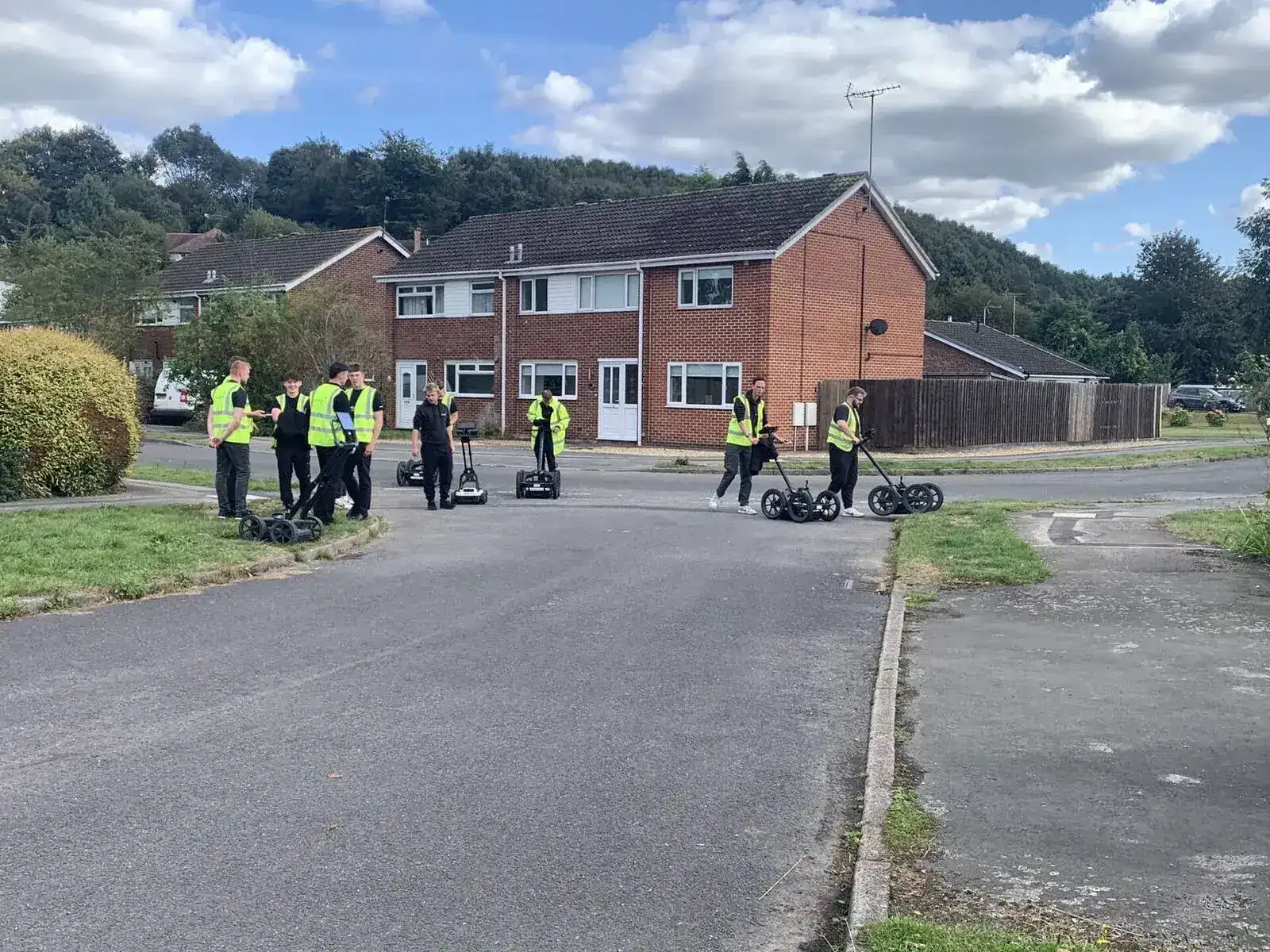 Ground penetrating radar practical session