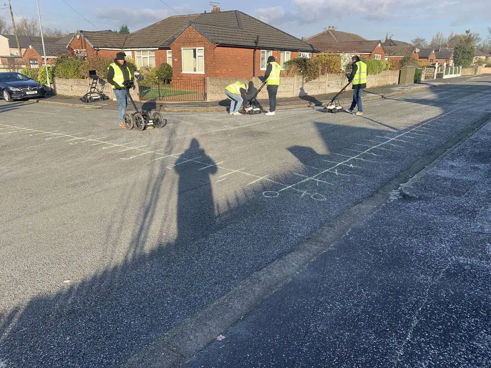 GPR equipment used in PAS128 compliant survey