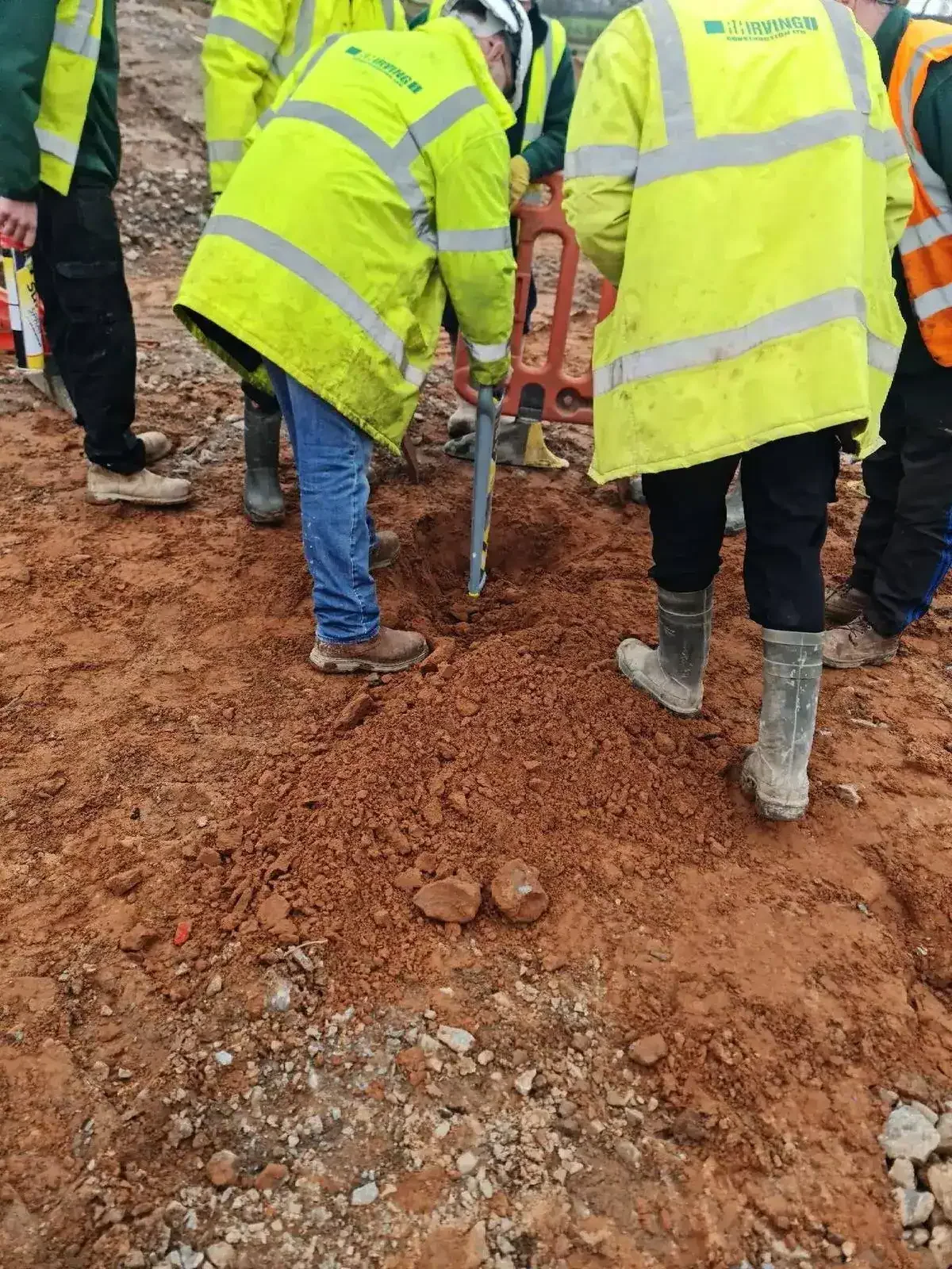 Safe dig site practical training