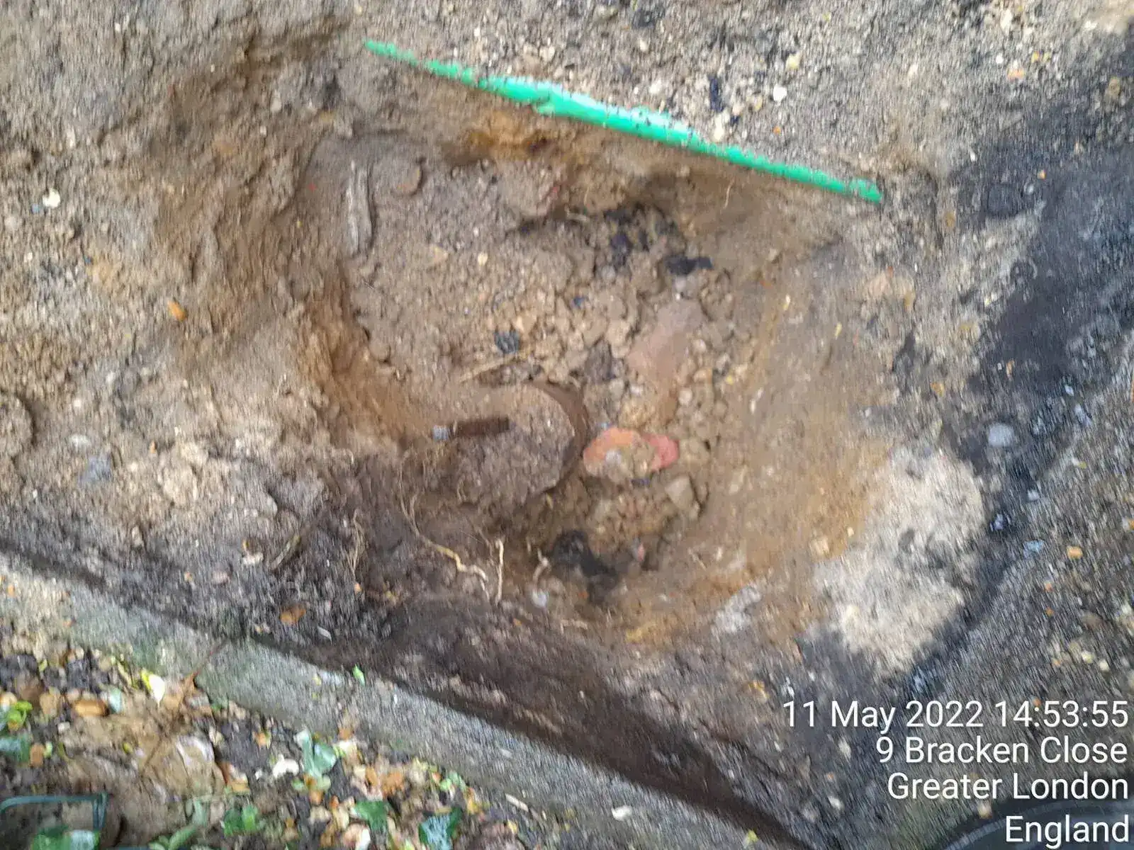 Excavation safety training with hand tools